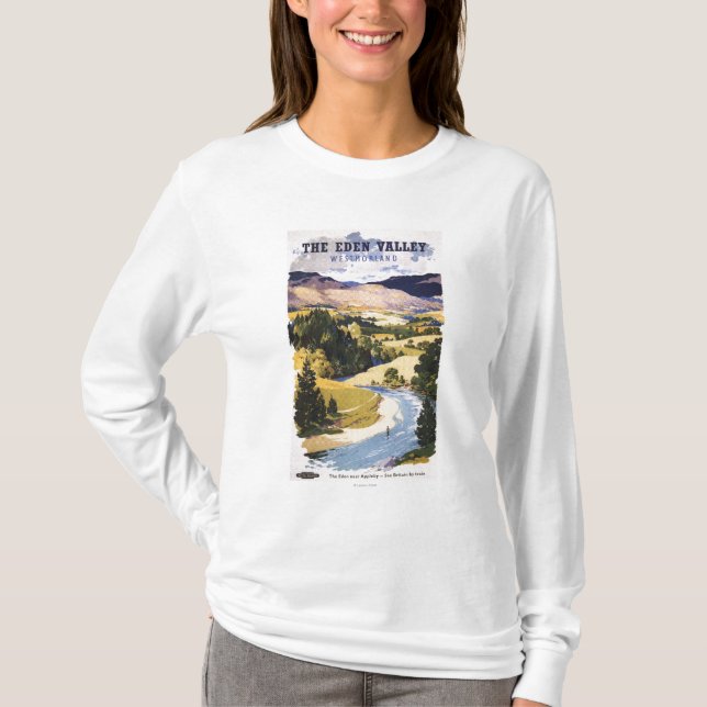 Fisherman in the Eden Valley T-Shirt (Front)