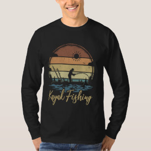 Fisherman Kayaking Vintage Kayak Fishing T-Shirt