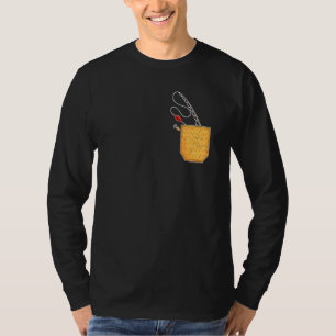 Fisherman Lake Fishing Hobby Fishermen Pocket Fish T-Shirt