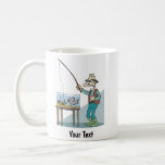 Fisherman Mug<br><div class="desc">Fisherman enjoying convenient angling</div>