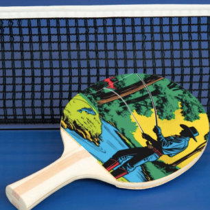 Fisherman on Riverbank
Ping Pong Paddle