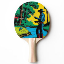 Fisherman on Riverbank
Ping Pong Paddle