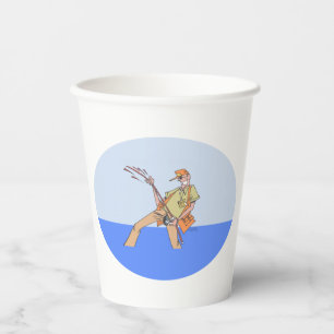 Fisherman oval paper cups