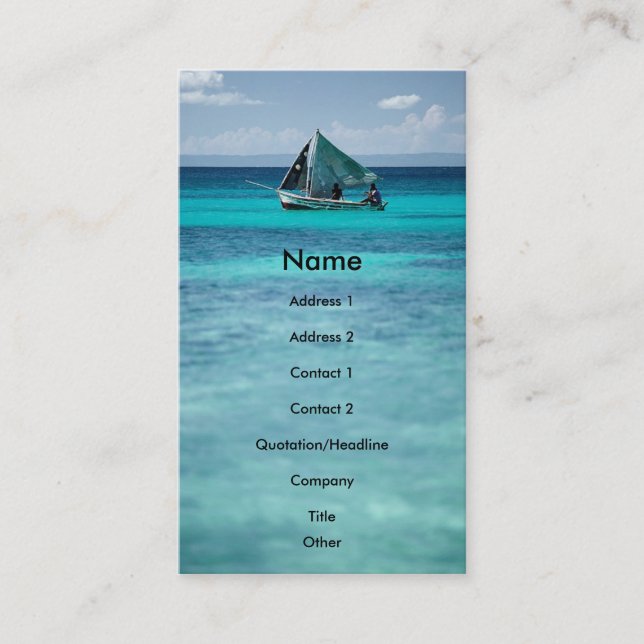Fisherman Profile Card (Front)