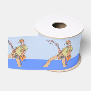 Fisherman ribbon spool grosgrain ribbon