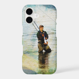 Fisherman & Rod Fishing Outdoors Design