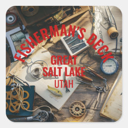 Fisherman’s Deck Square Sticker
