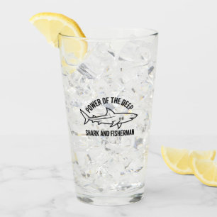Fisherman & Shark Glass