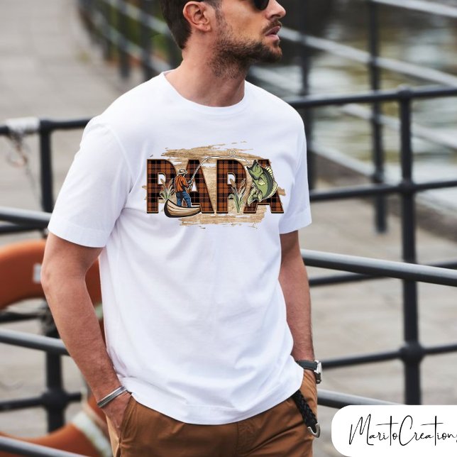 Fisherman T-shirt for dad, father's day, birthdays (Creator Uploaded)