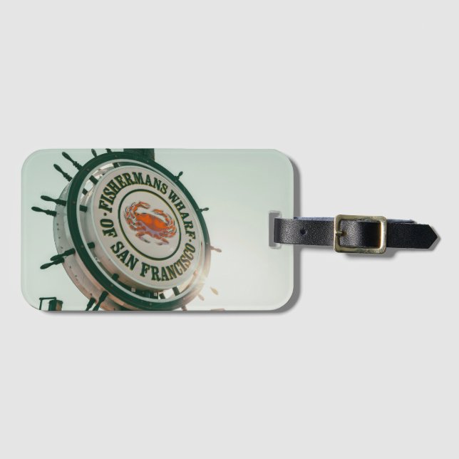 Fisherman Wharf's Sign Luggage Tag (Front Horizontal)