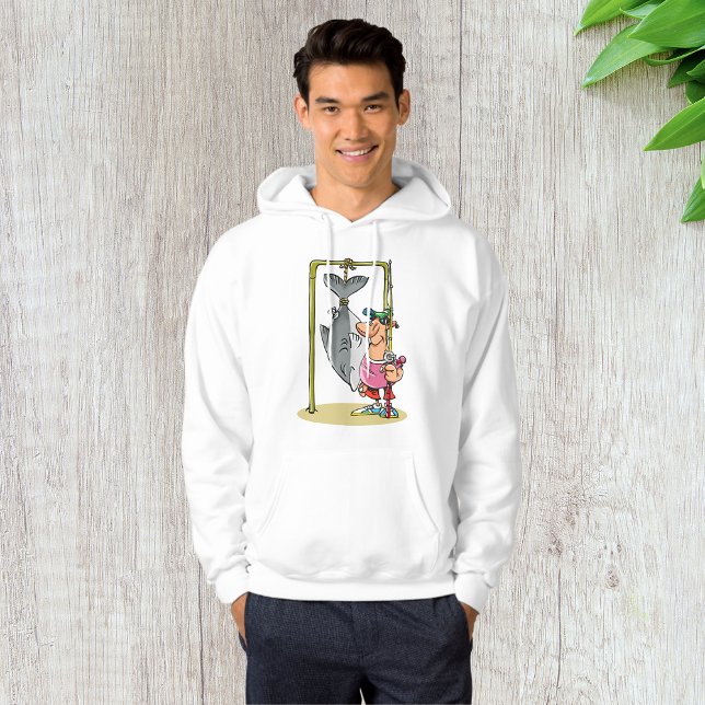 Fisherman With His Catch Mens Hoodie (Creator Uploaded)