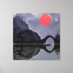Fisherman Wrapped Canvas