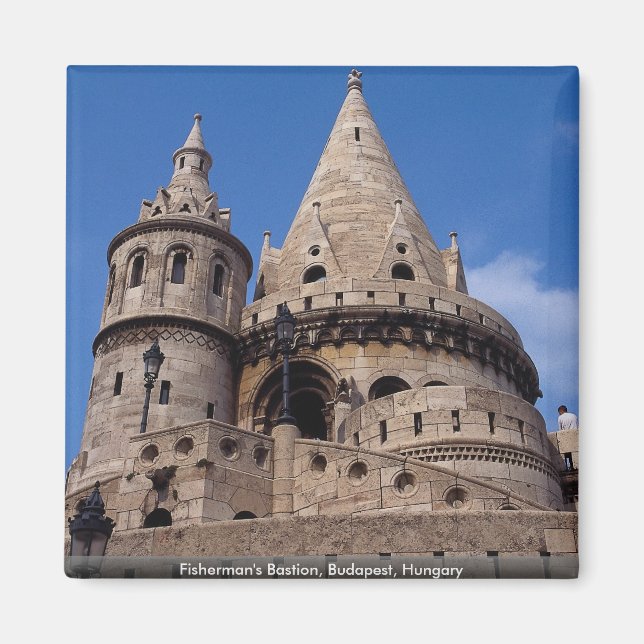 Fisherman's Bastion, Budapest, Hungary Magnet (Front)