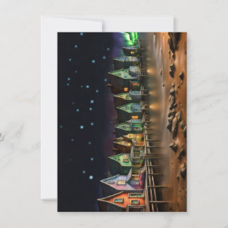 Fisherman's Cove Shoppes Folk Art Holiday Card