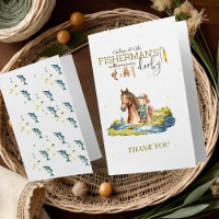 Fisherman's Derby Baby Shower Thank You Card