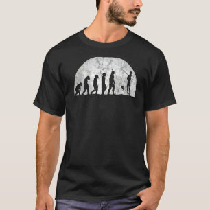 Fisherman's Evolution And Evo  Evolution Of Man Fi T-Shirt