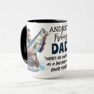 Fisherman's Fishing With Quote Mug