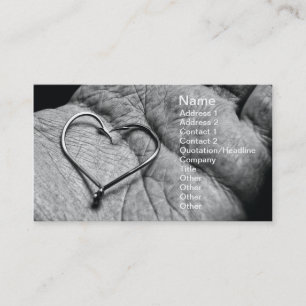 Fisherman's love business card