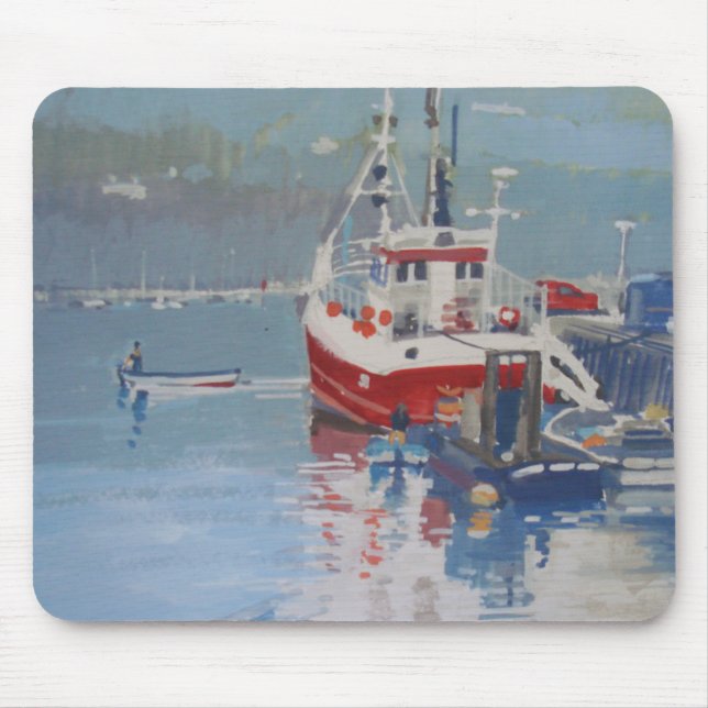 Fisherman's Quay Salcombe Mouse Pad (Front)