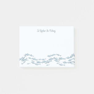 Fisherman's School of Fish 4 x 3 Post-it Notes