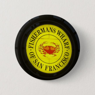 fisherman's Wharf of San Francisco 6 Cm Round Badge