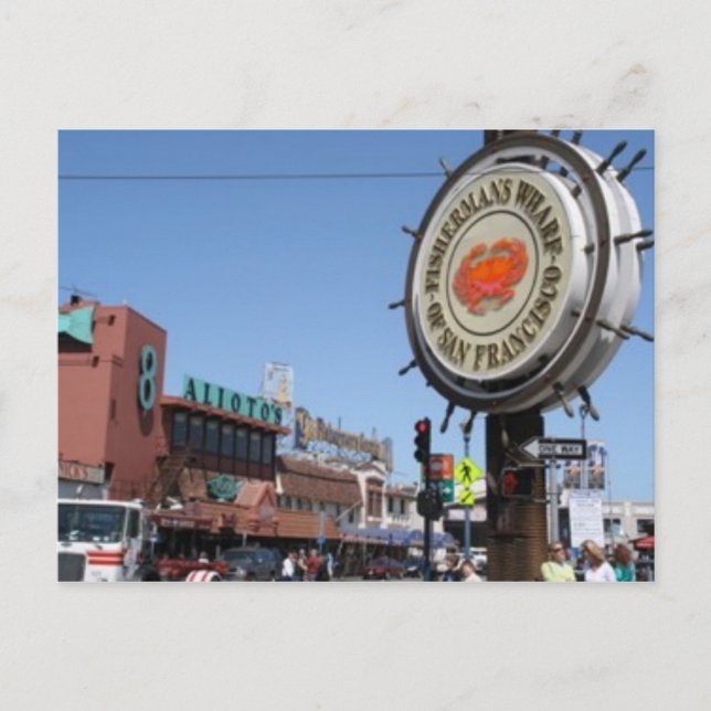 Fisherman's Wharf Postcard (Front)
