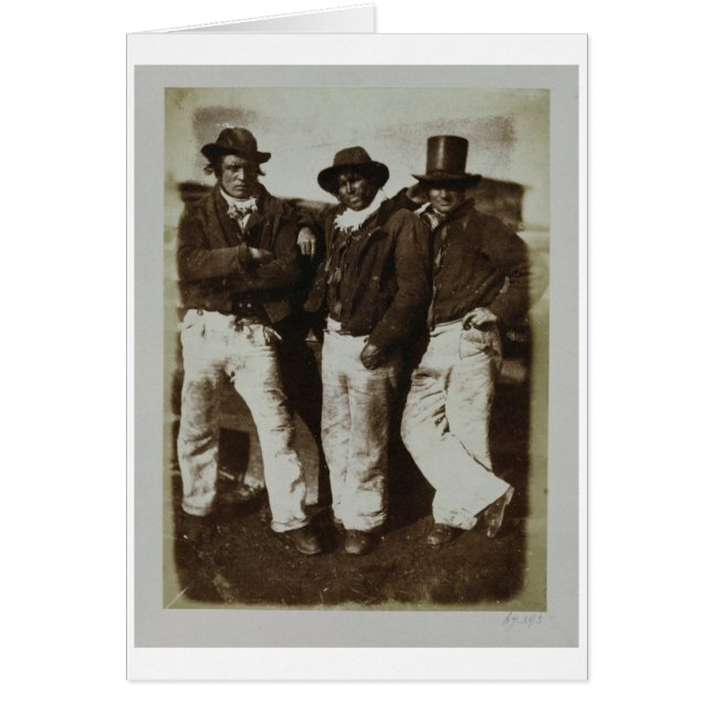 Fishermen Ashore, c.1843-47 (salt paper print from (Front)