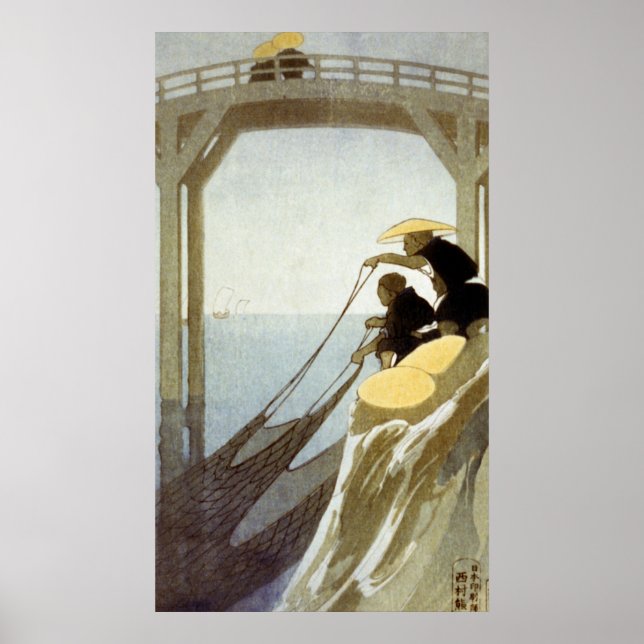 Fishermen - Bertha Boynton Lum - 1913 Poster (Front)