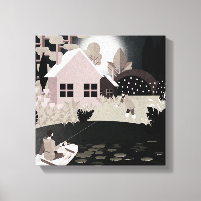 Fishermen Canvas Print (Front)