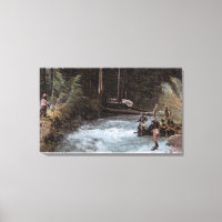 Fishermen Fishing at Commonwealth Creek