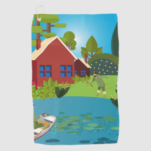 Fishermen Golf Towel