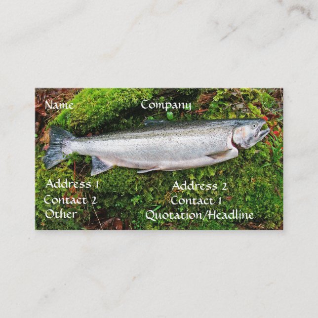 Fishermen Guide Business Card (Front)
