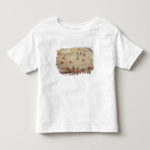 Fishermen in a boat and birds flying toddler T-Shirt