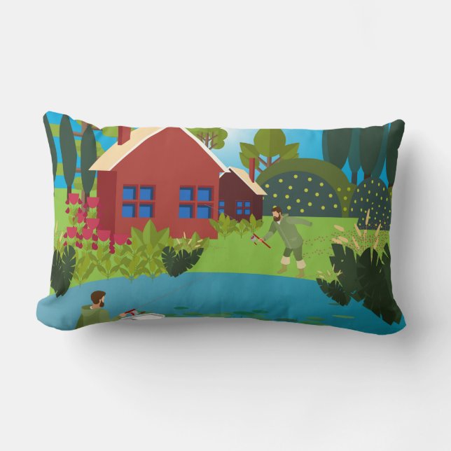 Fishermen Lumbar Cushion (Front)