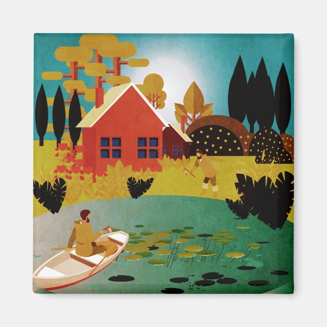 Fishermen  magnet (Front)