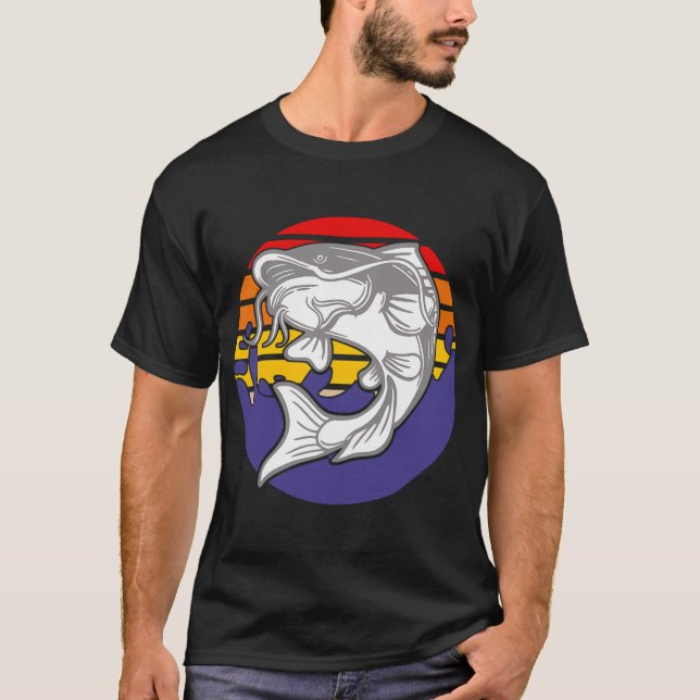 fishermen ocean retro T-Shirt (Front)