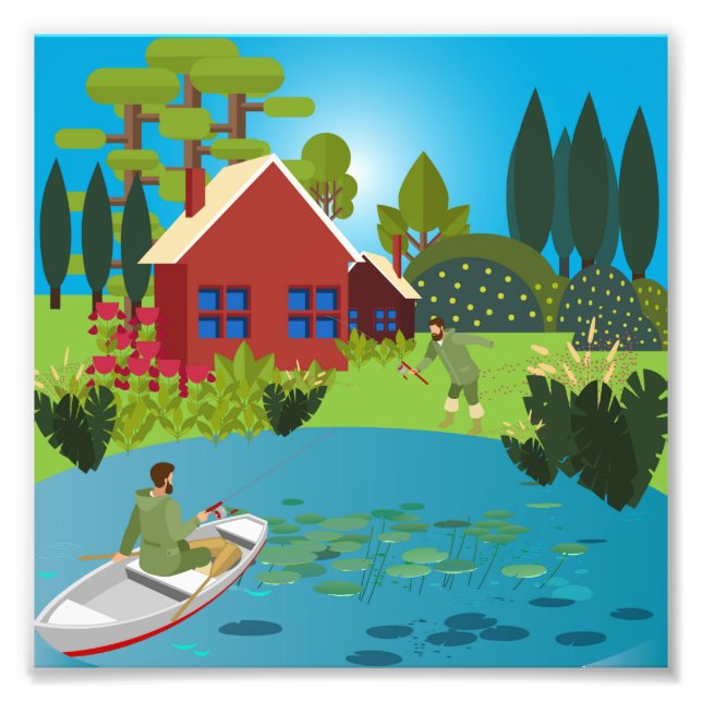 Fishermen Photo Print (Front)