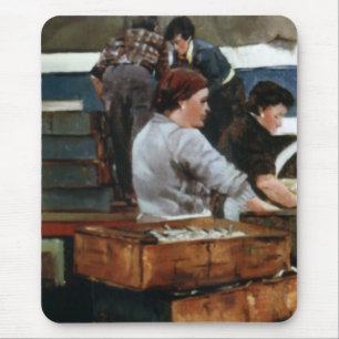 Fishermen (Point)/Fishmongers (Sketch) Mouse Pad