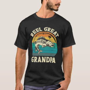 Fishermen Reel Great Grandpa Mens Fishing T-Shirt