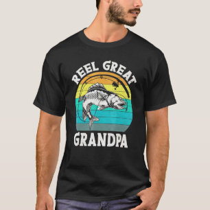 Fishermen Reel Great Grandpa Mens Fishing T-Shirt