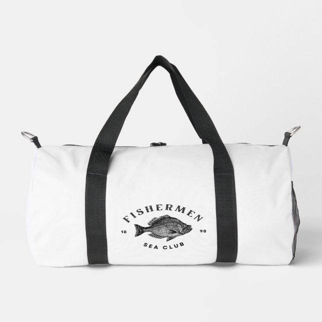 Fishermen Sea Club Duffle Bag (Front)