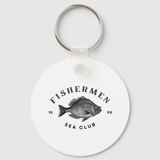 Fishermen Sea Club Key Ring (Front)