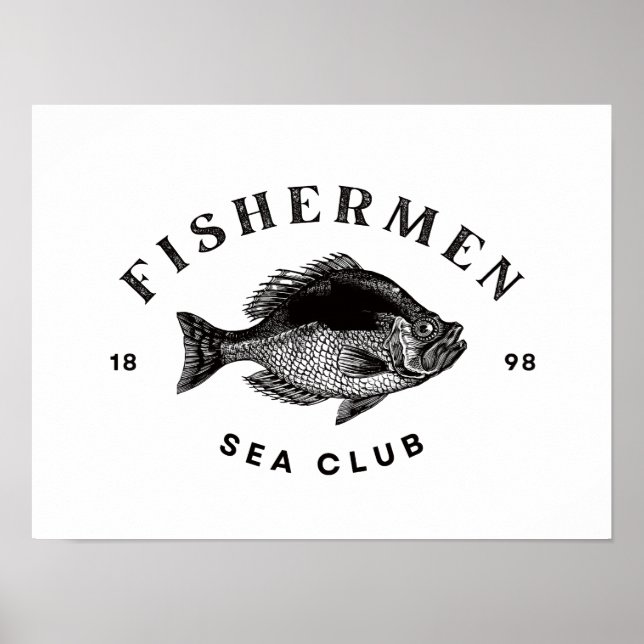 Fishermen Sea Club Poster (Front)