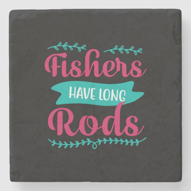 Fishers Have Long Stone Coaster (Front)