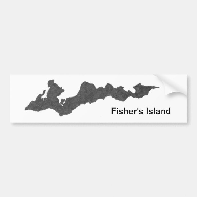 Fisher's Island Bumper sticker (Front)