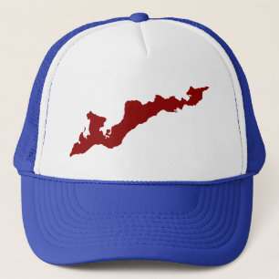 Fishers Island Trucker Hat - Red