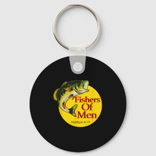 Fishers Of Men Christian Matthew 4-19 Bible Fishin Key Ring