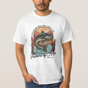 Fishers of Men - Classic Fish Symbol T-Shirt