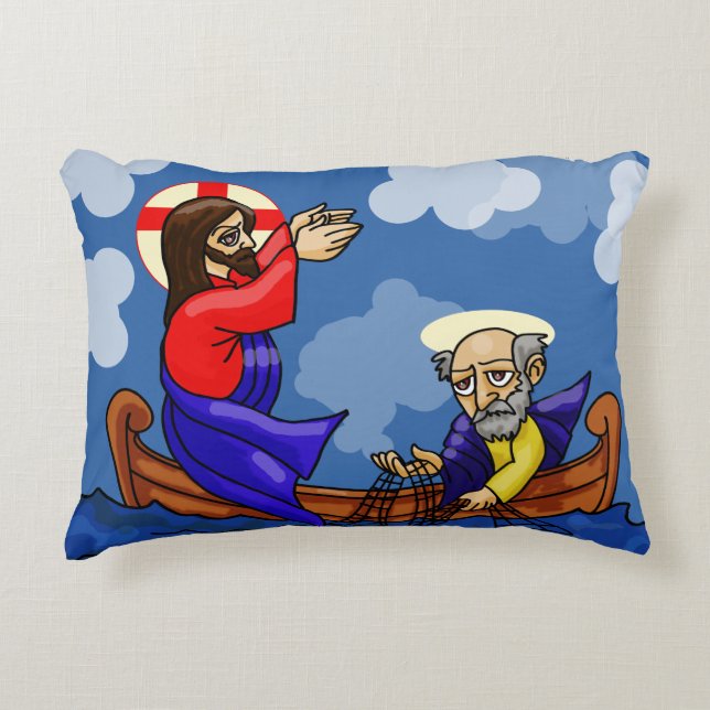 Fishers of Men Decorative Cushion (Front)