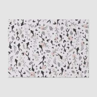 Fishes and Branches Japanese Painting Tissue Paper